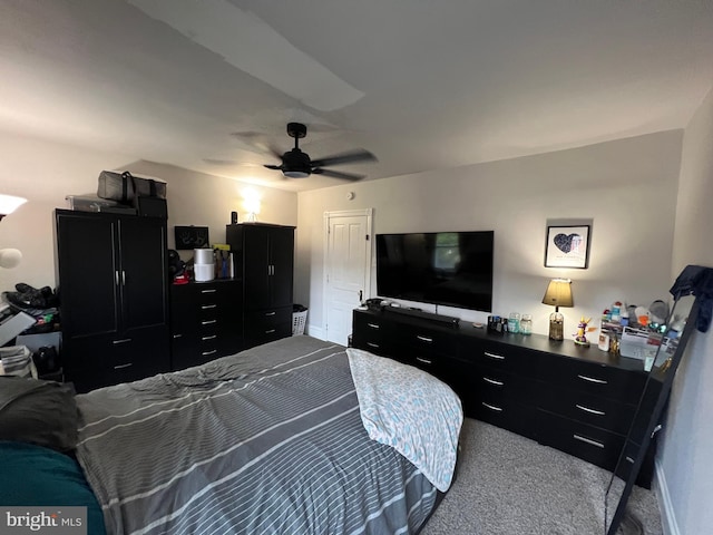 713 Juniper St, Quakertown, PA 18951 - carpeted bedroom with baseboards and ceiling fan