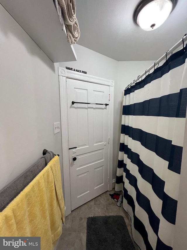 713 Juniper St, Quakertown, PA 18951 - full bath featuring a shower with shower curtain