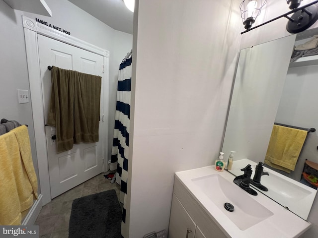 713 Juniper St, Quakertown, PA 18951 - full bathroom with vanity and a shower with shower curtain