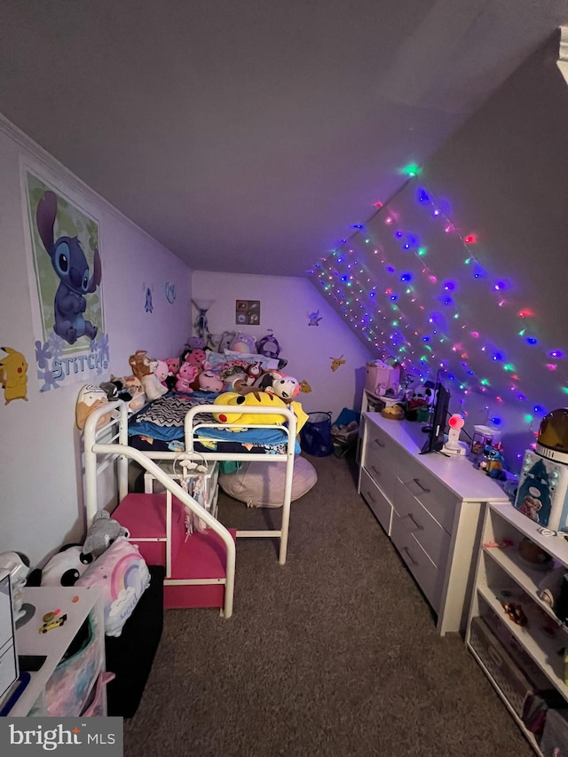 713 Juniper St, Quakertown, PA 18951 - bedroom with carpet flooring and lofted ceiling