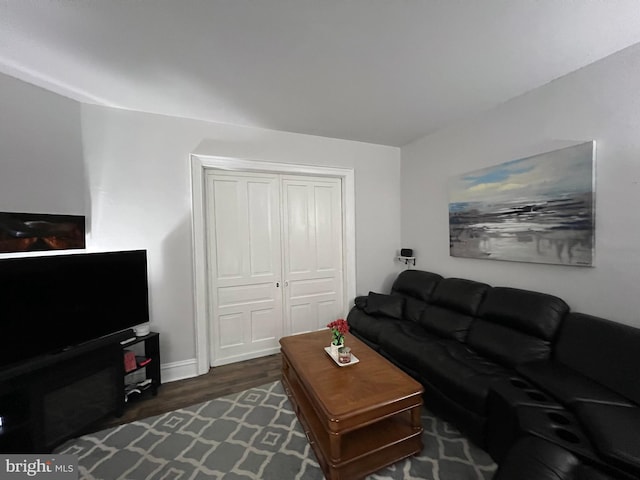 713 Juniper St, Quakertown, PA 18951 - living room featuring wood finished floors and baseboards