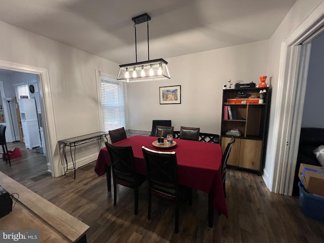 713 Juniper St, Quakertown, PA 18951 - dining area with dark wood-style flooring