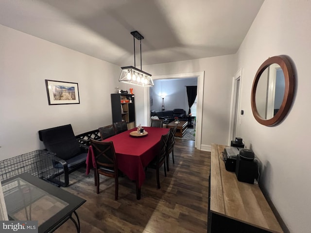 713 Juniper St, Quakertown, PA 18951 - dining area featuring dark wood finished floors