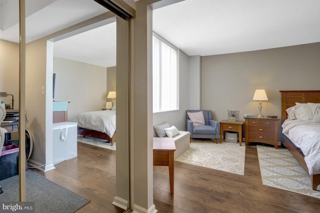 3713 S George Mason Dr Unit 713, Falls Church, VA 22041 - bedroom featuring wood finished floors