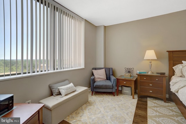 3713 S George Mason Dr Unit 713, Falls Church, VA 22041 - bedroom featuring wood finished floors