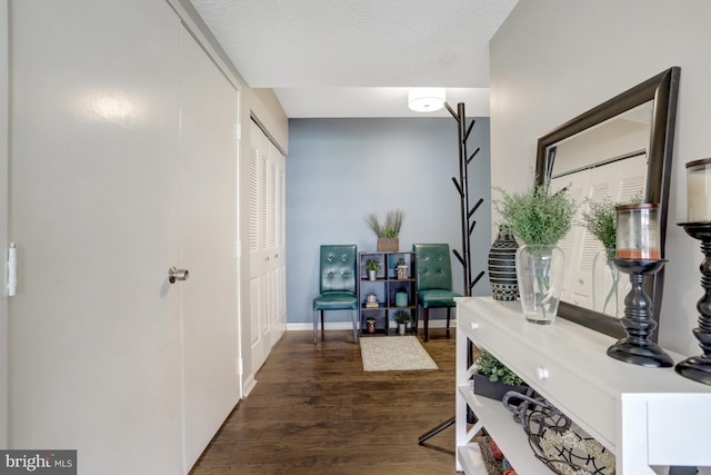 3713 S George Mason Dr Unit 713, Falls Church, VA 22041 - hall featuring wood finished floors and baseboards