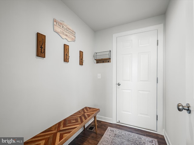 104 Barrister St, Stephenson, VA 22656 - mudroom with dark wood finished floors and baseboards