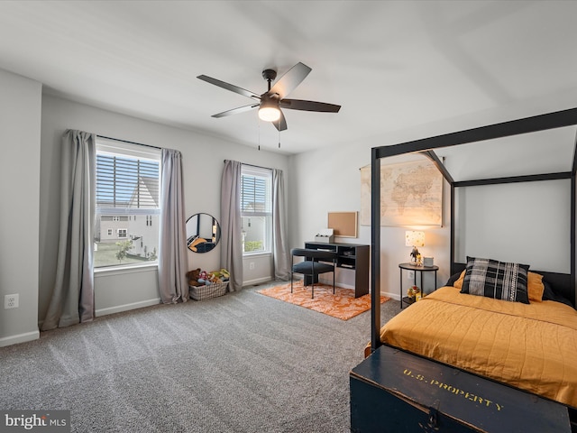 104 Barrister St, Stephenson, VA 22656 - bedroom with carpet, baseboards, and ceiling fan