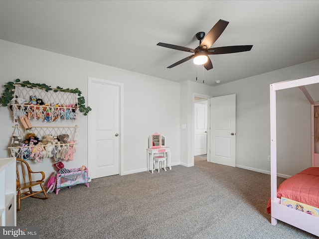 104 Barrister St, Stephenson, VA 22656 - bedroom featuring carpet, baseboards, and a ceiling fan