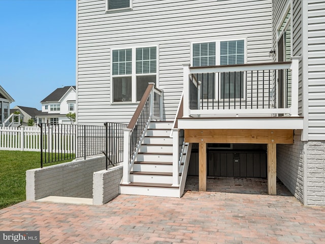 104 Barrister St, Stephenson, VA 22656 - rear view of house featuring a patio