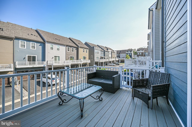 1763 Hickory Woods Rd, Dumfries, VA 22026 - deck featuring a residential view
