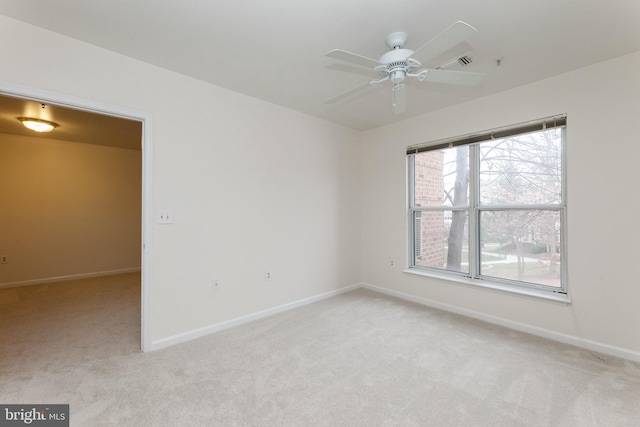 2204 Westcourt Ln Unit 201, Herndon, VA 20170 - unfurnished room featuring light carpet and a ceiling fan