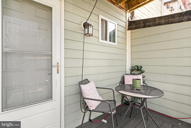 206 E Randall St, Baltimore, MD 21230 - view of deck