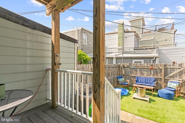 206 E Randall St, Baltimore, MD 21230 - view of deck