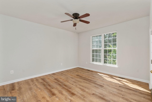 35510 Somerset Ridge Rd, Locust Grove, VA 22508 - spare room featuring a ceiling fan and light wood-type flooring