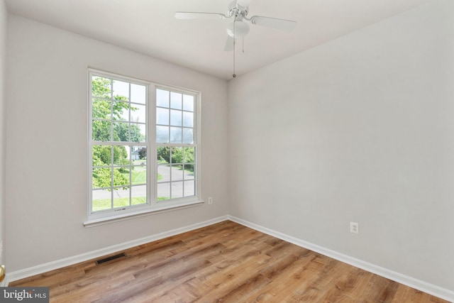 35510 Somerset Ridge Rd, Locust Grove, VA 22508 - empty room featuring healthy amount of natural light, light wood finished floors, and ceiling fan
