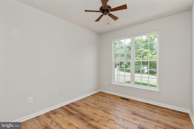 35510 Somerset Ridge Rd, Locust Grove, VA 22508 - unfurnished room featuring light wood-type flooring and ceiling fan