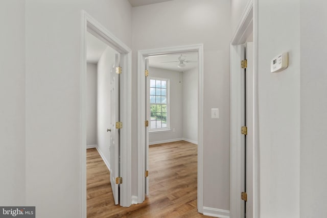 35510 Somerset Ridge Rd, Locust Grove, VA 22508 - hallway featuring wood finished floors and baseboards