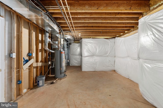 35510 Somerset Ridge Rd, Locust Grove, VA 22508 - unfinished basement featuring water heater