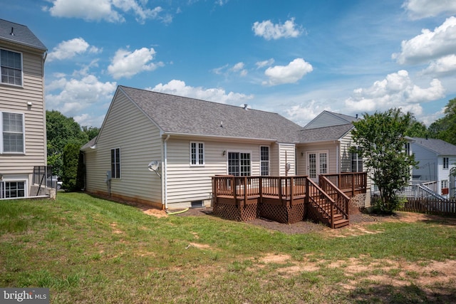 35510 Somerset Ridge Rd, Locust Grove, VA 22508 - back of house with a deck and a shingled roof