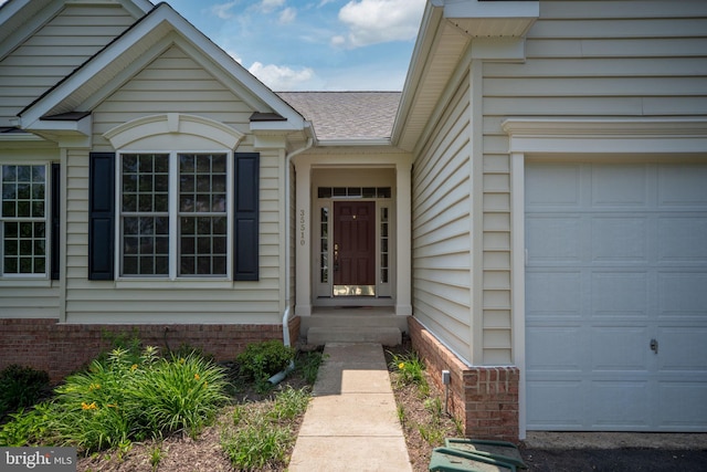 35510 Somerset Ridge Rd, Locust Grove, VA 22508 - entrance to property with an attached garage and roof with shingles