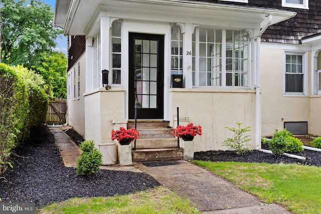 26 Jefferson Rd, Princeton, NJ 08540 - property entrance featuring stucco siding