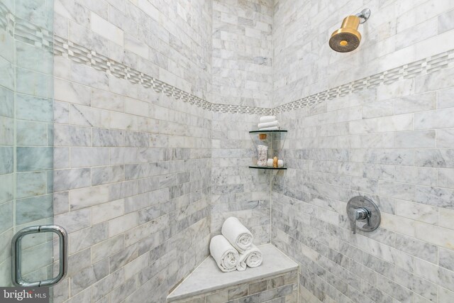1235 S St NW Unit 1, Washington, DC 20009 - full bathroom featuring a tile shower