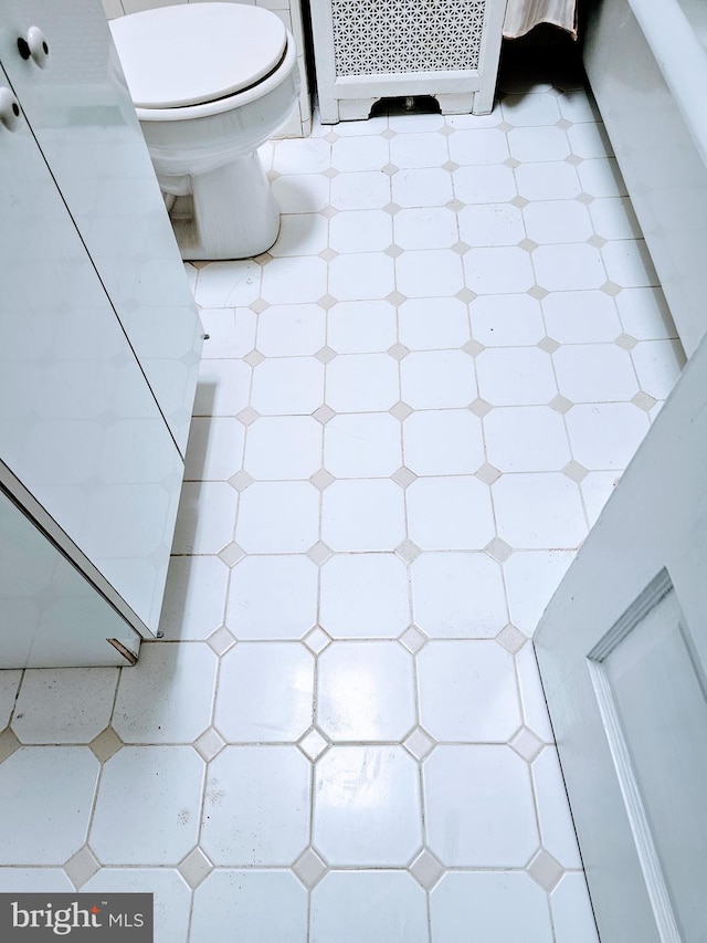 1943 W Sparks St, Philadelphia, PA 19141 - bathroom view of toilet and tile patterned floors