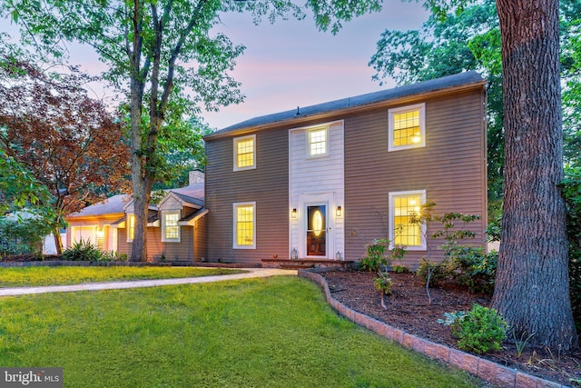 19 Hollybrook Way, Voorhees, NJ 08043 - view of front of house featuring a lawn and a garage