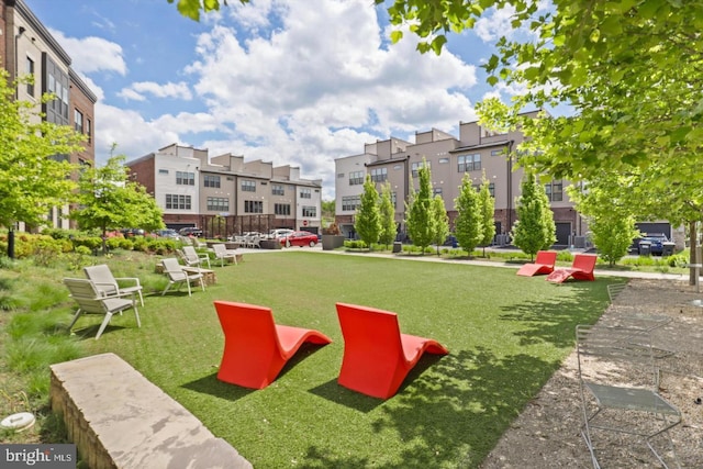 7458 Backett Wood Ter Unit 401, Mclean, VA 22102 - view of community with a residential view and a yard