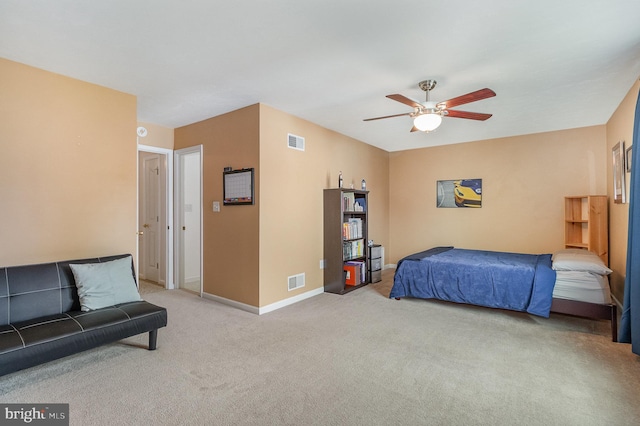 349 Lexington Way, Littlestown, PA 17340 - bedroom featuring light colored carpet, baseboards, and a ceiling fan