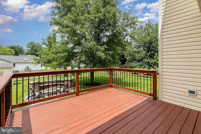 349 Lexington Way, Littlestown, PA 17340 - deck with a yard