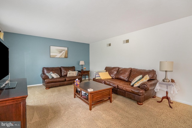 349 Lexington Way, Littlestown, PA 17340 - living room with light carpet and baseboards