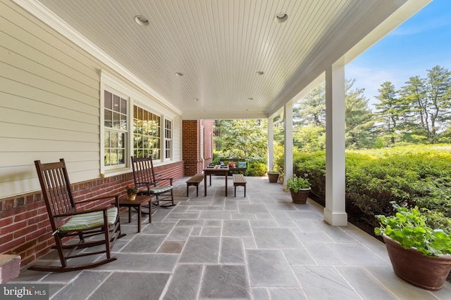 4491 Province Line Rd, Princeton, NJ 08540 - view of covered porch