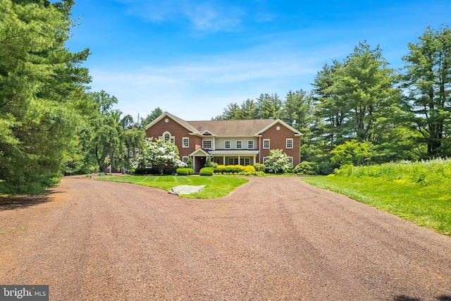 4491 Province Line Rd, Princeton, NJ 08540 - view of front of home with dirt driveway