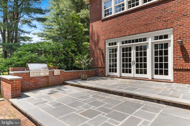 4491 Province Line Rd, Princeton, NJ 08540 - view of patio with french doors