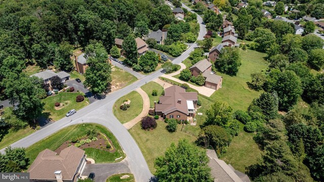 1492 Cumberland Dr, Rockingham, VA 22801 - aerial overview of property's location with nearby suburban area