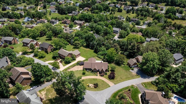 1492 Cumberland Dr, Rockingham, VA 22801 - aerial view of property and surrounding area featuring nearby suburban area