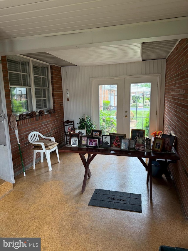 228 S Forge Rd, Palmyra, PA 17078 - sunroom / solarium featuring french doors