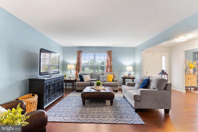 1900 Preserve Ln, Palmyra, PA 17078 - living room featuring wood finished floors and baseboards