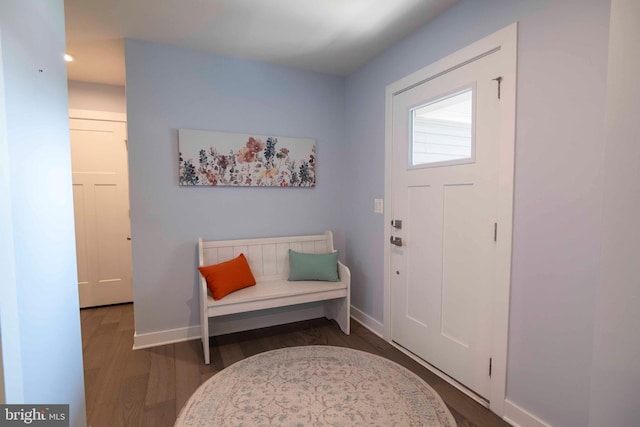 189 Massie St, Stephens City, VA 22655 - entryway with wood finished floors, baseboards, and recessed lighting