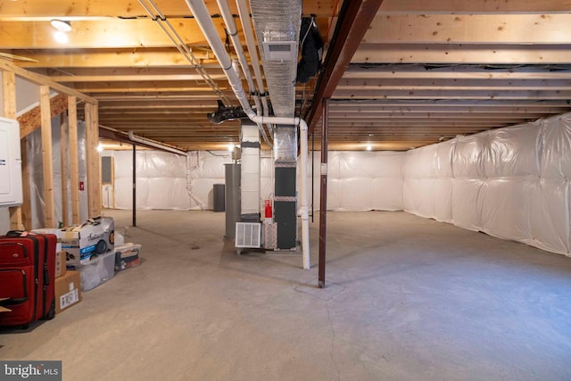 189 Massie St, Stephens City, VA 22655 - unfinished basement with heating unit