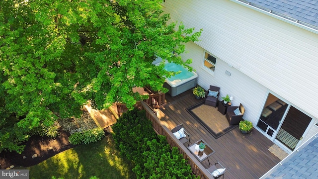 12013 Cheviot Dr, Herndon, VA 20170 - view from above of property
