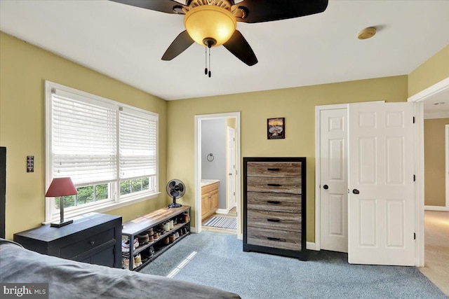 17 N Carolina Ave, Reading, PA 19608 - bedroom featuring carpet flooring, connected bathroom, and baseboards