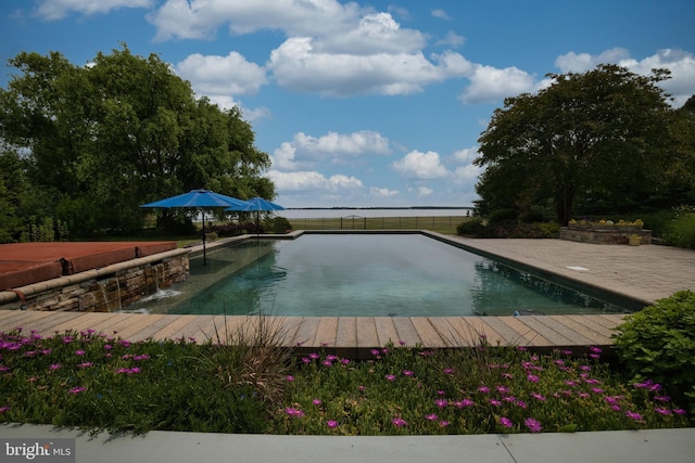 6153 Long Point Rd, Neavitt, MD 21652 - view of swimming pool featuring a patio area