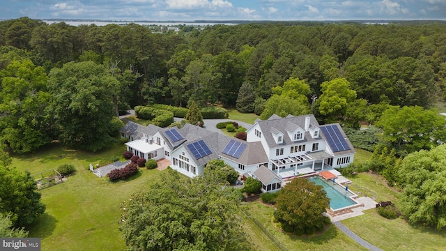 6153 Long Point Rd, Neavitt, MD 21652 - view of subject property with a forest and a pool area