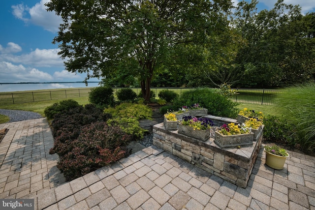 6153 Long Point Rd, Neavitt, MD 21652 - view of patio / terrace featuring a water view