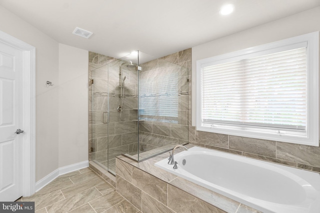 766 Chatelaine Ct, Eldersburg, MD 21784 - bathroom featuring a bath and a shower stall