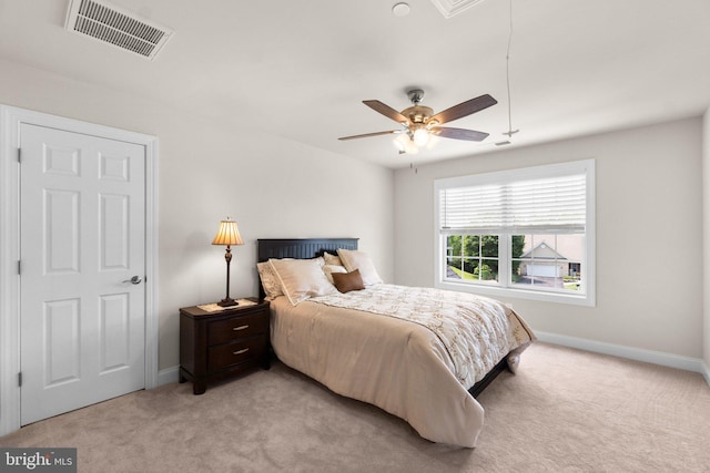 766 Chatelaine Ct, Eldersburg, MD 21784 - bedroom with light colored carpet and ceiling fan