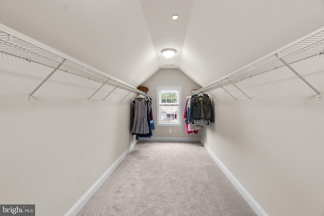 766 Chatelaine Ct, Eldersburg, MD 21784 - spacious closet with carpet flooring and lofted ceiling